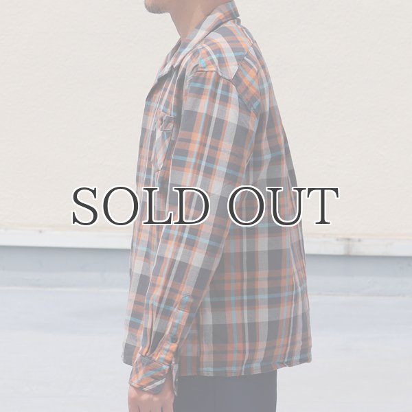 画像5: 70’sサーフチェックオープンカラーライト_Jacket【MADE IN JAPAN】『日本製』/ Upscape Audience (5)