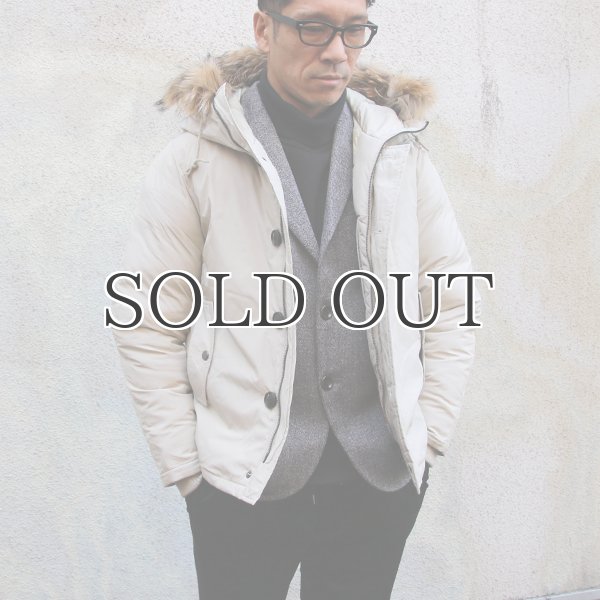 画像6: 『ダウン＆フェザー』小松精錬撥水ナイロン脱着ファー付N2Bダウンジャケット 【送料無料】 / Audience (6)