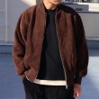 画像2: 【RE PRICE / 価格改定】ソフトタッチ ボアフリース MA-1 ブルゾン【MADE IN JAPAN】『日本製』/ Upscape Audience (2)