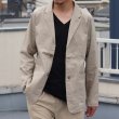 画像2: コットンリネンストレッチ2Bクラークジャケット『日本製』/ Upscape Audience (2)