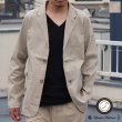 画像1: コットンリネンストレッチ2Bクラークジャケット『日本製』/ Upscape Audience (1)