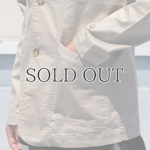 画像20: 【RE PRICE / 価格改定】コットンリネンストレッチ2Bクラークジャケット『日本製』/ Upscape Audience (20)