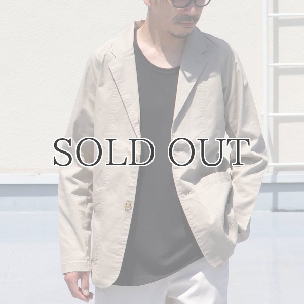 画像3: 【RE PRICE / 価格改定】コットンリネンストレッチ2Bクラークジャケット『日本製』/ Upscape Audience (3)