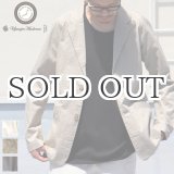 画像: 【RE PRICE / 価格改定】コットンリネンストレッチ2Bクラークジャケット『日本製』/ Upscape Audience