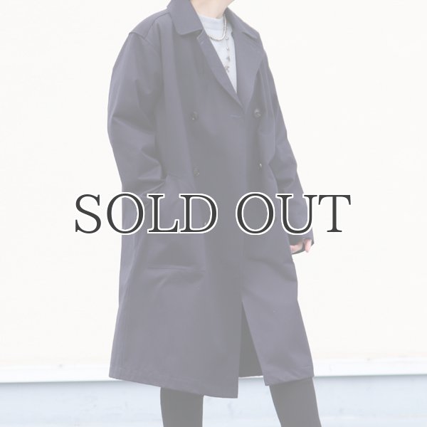 画像2: VENTILE®（ベンタイル）40/2耐水撥水ギャバ ロングトレンチコート［Lady's］『日本製』【送料無料】  / Upscape Audience (2)