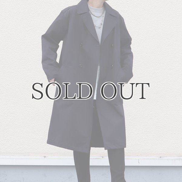 画像4: VENTILE®（ベンタイル）40/2耐水撥水ギャバ ロングトレンチコート［Lady's］『日本製』【送料無料】  / Upscape Audience (4)