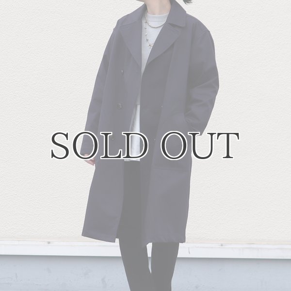 画像3: VENTILE®（ベンタイル）40/2耐水撥水ギャバ ロングトレンチコート［Lady's］『日本製』【送料無料】  / Upscape Audience (3)