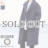 画像: VENTILE®（ベンタイル）40/2耐水撥水ギャバ ロングトレンチコート［Lady's］『日本製』【送料無料】  / Upscape Audience