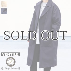 画像: VENTILE®（ベンタイル）40/2耐水撥水ギャバ ロングトレンチコート［Lady's］『日本製』【送料無料】  / Upscape Audience