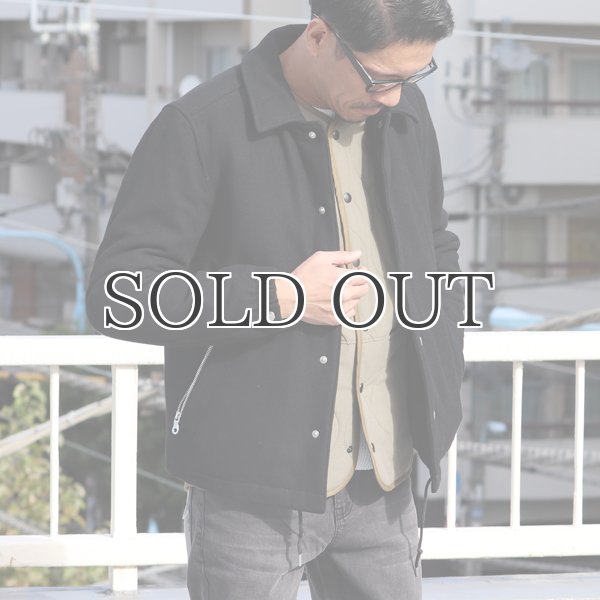 画像9: 610gウールメルトン裏ダイヤキルトコーチジャケット【送料無料】 / Audience (9)