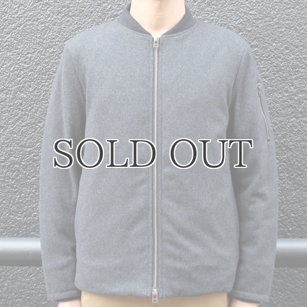 画像11: 610gウールメルトン裏ダイヤキルトMA-1ジャケット【送料無料】 / Audience (11)