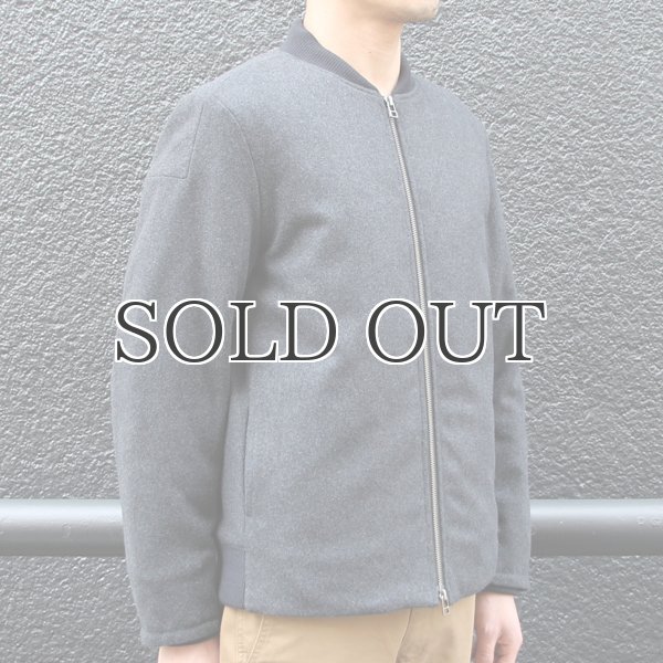 画像15: 610gウールメルトン裏ダイヤキルトMA-1ジャケット【送料無料】 / Audience (15)