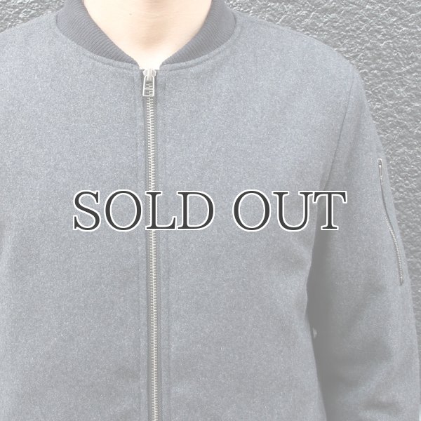 画像16: 610gウールメルトン裏ダイヤキルトMA-1ジャケット【送料無料】 / Audience (16)