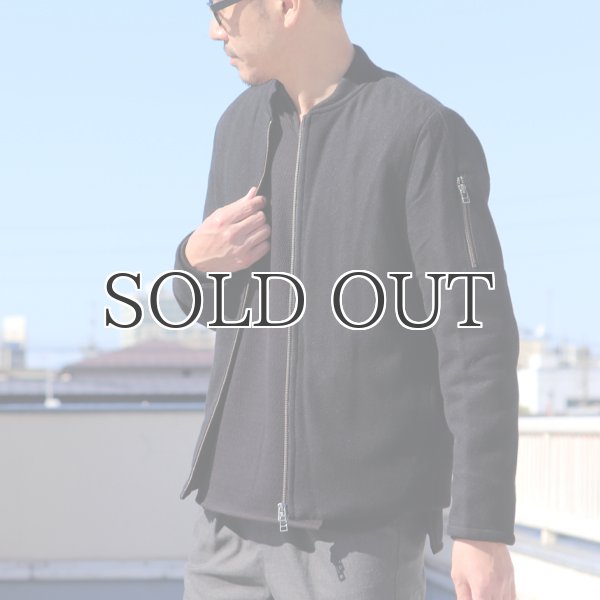 画像3: 610gウールメルトン裏ダイヤキルトMA-1ジャケット【送料無料】 / Audience (3)