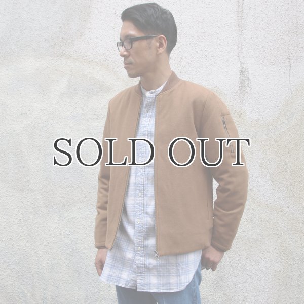 画像9: 610gウールメルトン裏ダイヤキルトMA-1ジャケット【送料無料】 / Audience (9)