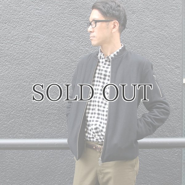 画像10: 610gウールメルトン裏ダイヤキルトMA-1ジャケット【送料無料】 / Audience (10)