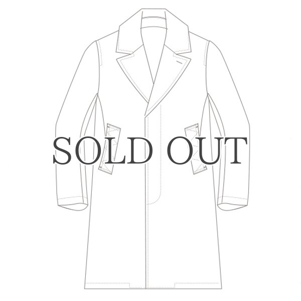 画像7: 610gウールメルトン比翼仕立3Bチェスターコート 【送料無料】 / Audience (7)