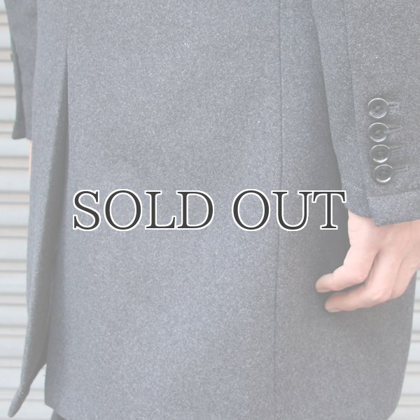 画像16: 610gウールメルトン比翼仕立3Bチェスターコート 【送料無料】 / Audience (16)