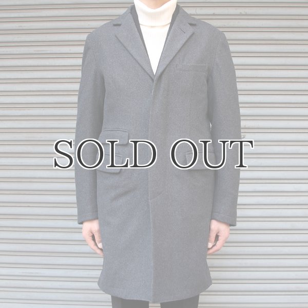 画像9: 610gウールメルトン比翼仕立3Bチェスターコート 【送料無料】 / Audience (9)