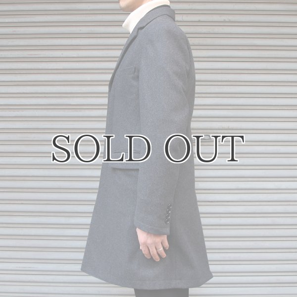 画像11: 610gウールメルトン比翼仕立3Bチェスターコート 【送料無料】 / Audience (11)