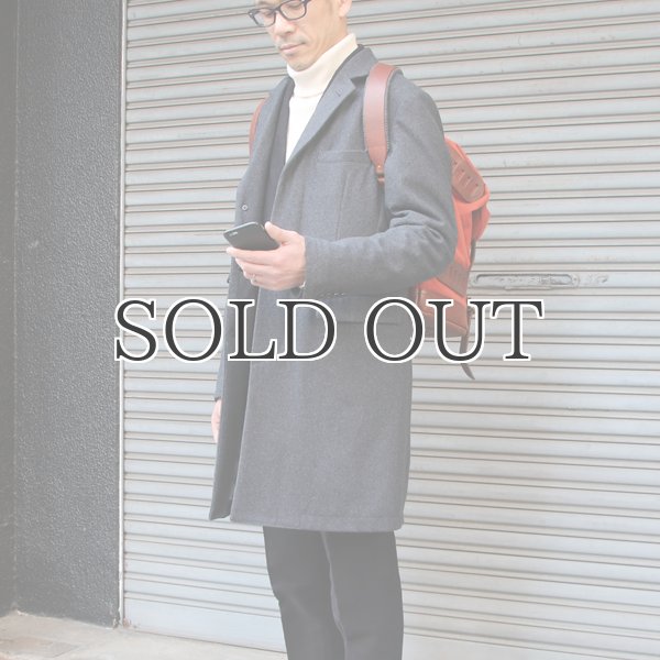 画像4: 610gウールメルトン比翼仕立3Bチェスターコート 【送料無料】 / Audience (4)