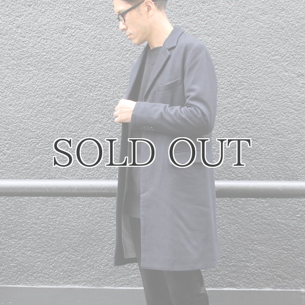 画像6: 610gウールメルトン比翼仕立3Bチェスターコート 【送料無料】 / Audience (6)