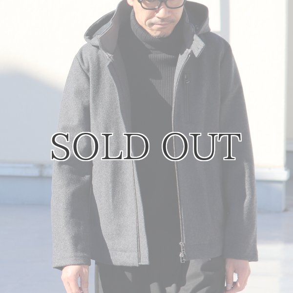画像3: 840gピュアウールメルトンN1デッキ脱着フードジャケット【送料無料】 / Audience (3)