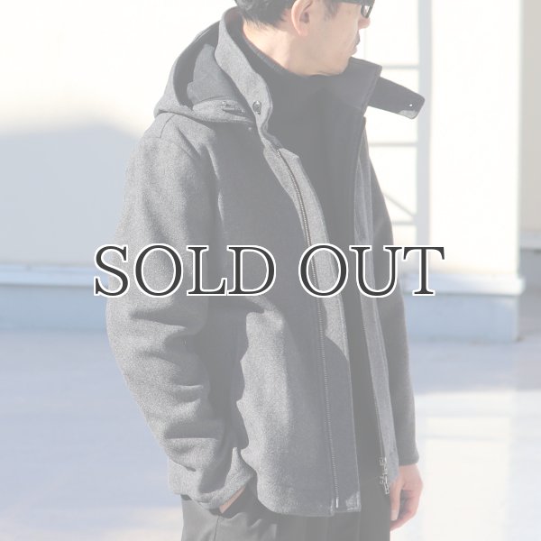 画像4: 840gピュアウールメルトンN1デッキ脱着フードジャケット【送料無料】 / Audience (4)