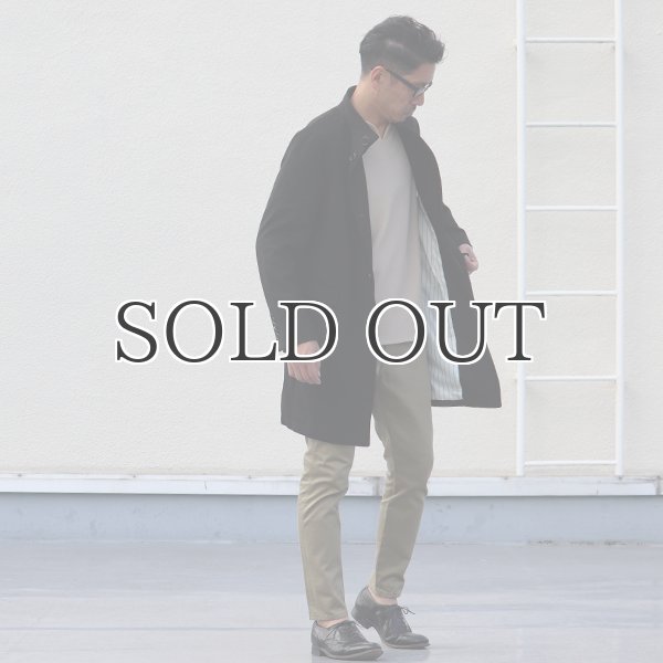 画像11: 550gイタリアNOBILIAビーバー比翼仕立てスタンドカラーコート / Audience (11)