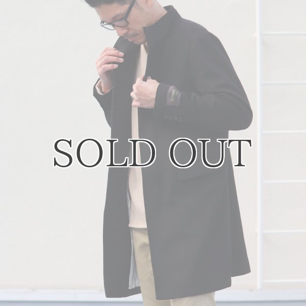 画像5: 550gイタリアNOBILIAビーバー比翼仕立てスタンドカラーコート / Audience (5)