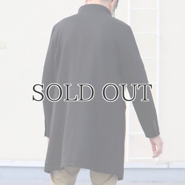 画像7: 550gイタリアNOBILIAビーバー比翼仕立てスタンドカラーコート / Audience (7)