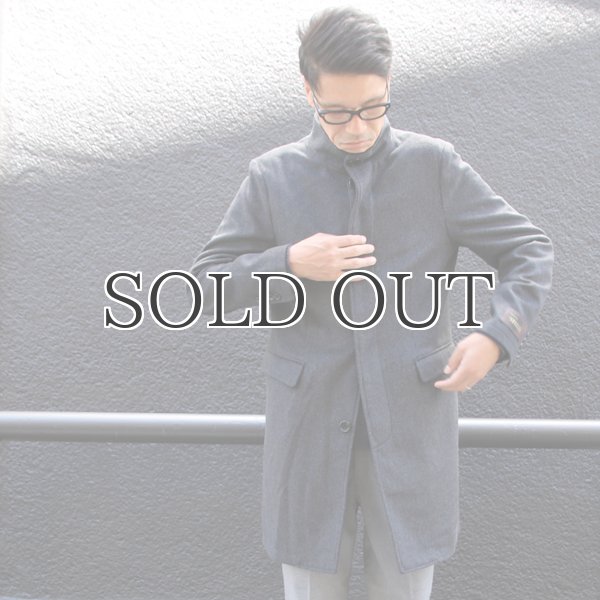 画像12: 550ｇイタリアNOBILIAビーバー比翼仕立てスタンドカラーコート / Audience (12)