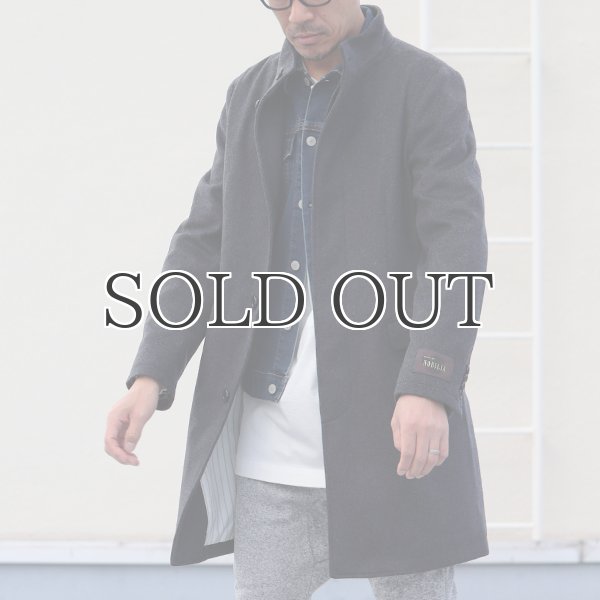 画像8: 550ｇイタリアNOBILIAビーバー比翼仕立てスタンドカラーコート / Audience (8)