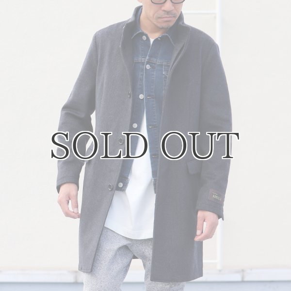 画像10: 550ｇイタリアNOBILIAビーバー比翼仕立てスタンドカラーコート / Audience (10)