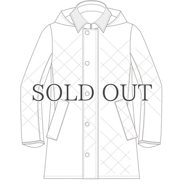 画像10: キルティング脱着フード付ステンカラージャケット 【送料無料】/ Audience (10)