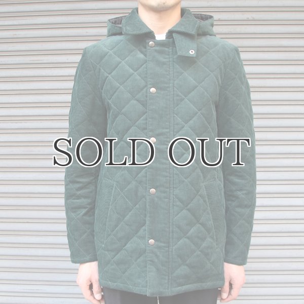 画像12: キルティング脱着フード付ステンカラージャケット 【送料無料】/ Audience (12)