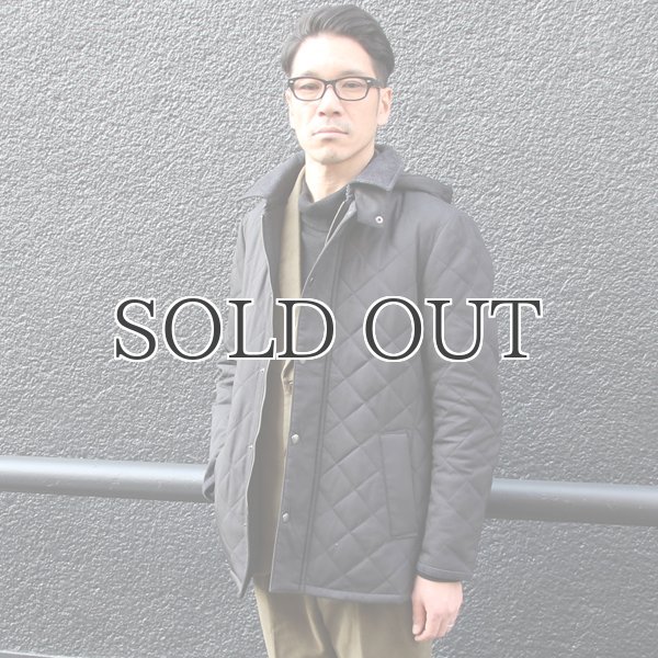 画像3: キルティング脱着フード付ステンカラージャケット 【送料無料】/ Audience (3)