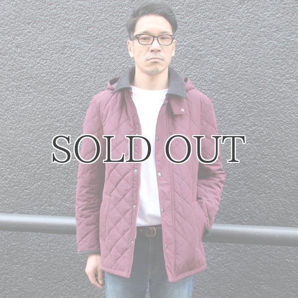 画像4: キルティング脱着フード付ステンカラージャケット 【送料無料】/ Audience (4)