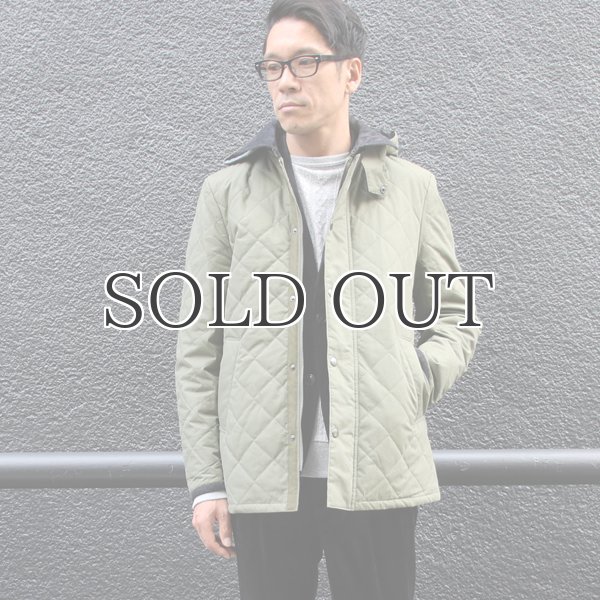 画像6: キルティング脱着フード付ステンカラージャケット 【送料無料】/ Audience (6)