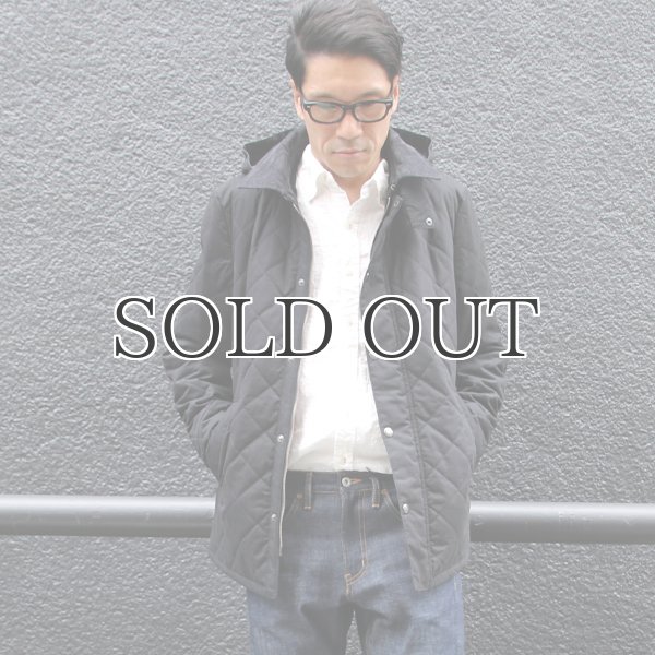 画像7: キルティング脱着フード付ステンカラージャケット 【送料無料】/ Audience (7)