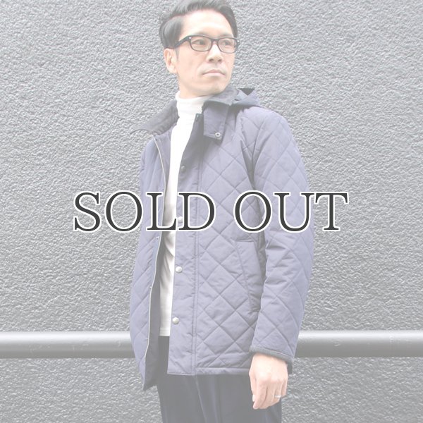 画像9: キルティング脱着フード付ステンカラージャケット 【送料無料】/ Audience (9)
