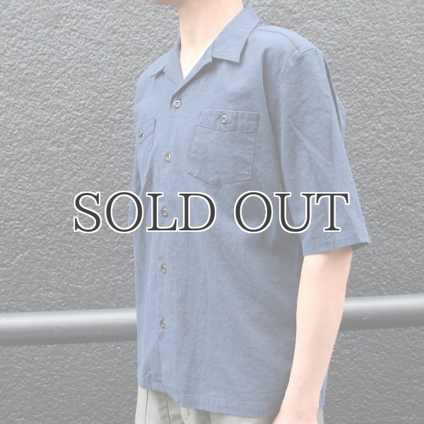 画像12: ソフトリネンコットンキャンバスオープンカラー5/Sシャツジャケット【MADE IN JAPAN】『日本製』/ Upscape Audience (12)