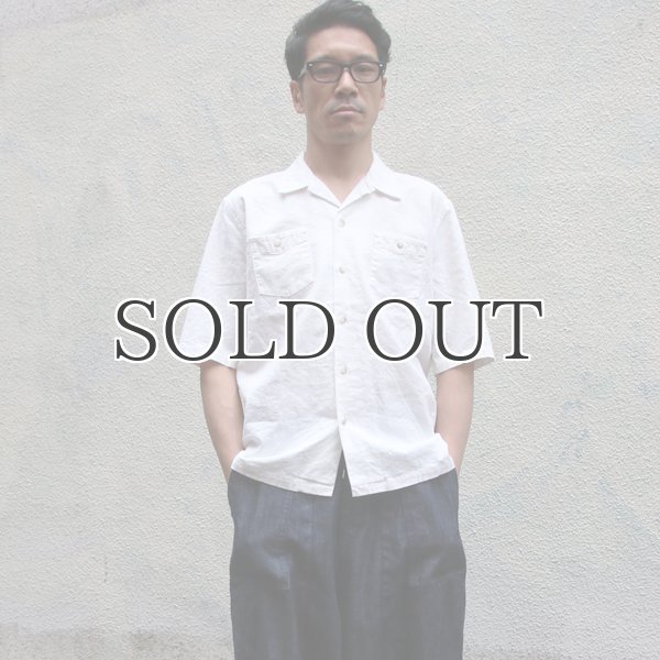 画像9: ソフトリネンコットンキャンバスオープンカラー5/Sシャツジャケット【MADE IN JAPAN】『日本製』/ Upscape Audience (9)