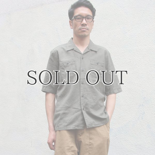 画像10: ソフトリネンコットンキャンバスオープンカラー5/Sシャツジャケット【MADE IN JAPAN】『日本製』/ Upscape Audience (10)