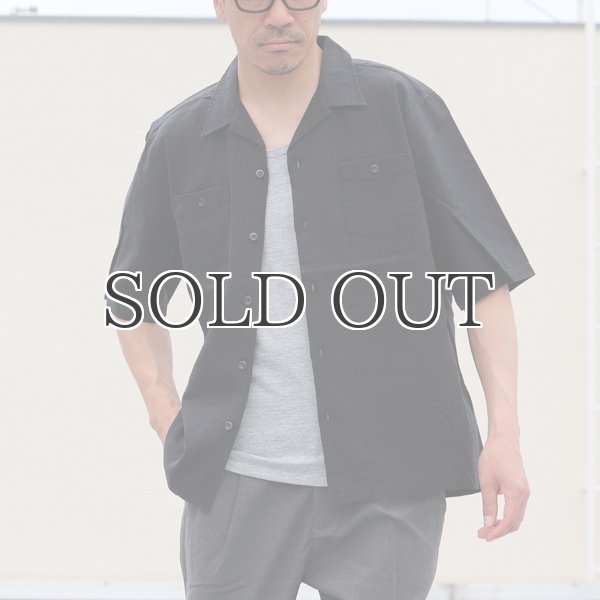 画像5: ソフトリネンコットンキャンバスオープンカラー5/Sシャツジャケット【MADE IN JAPAN】『日本製』/ Upscape Audience (5)