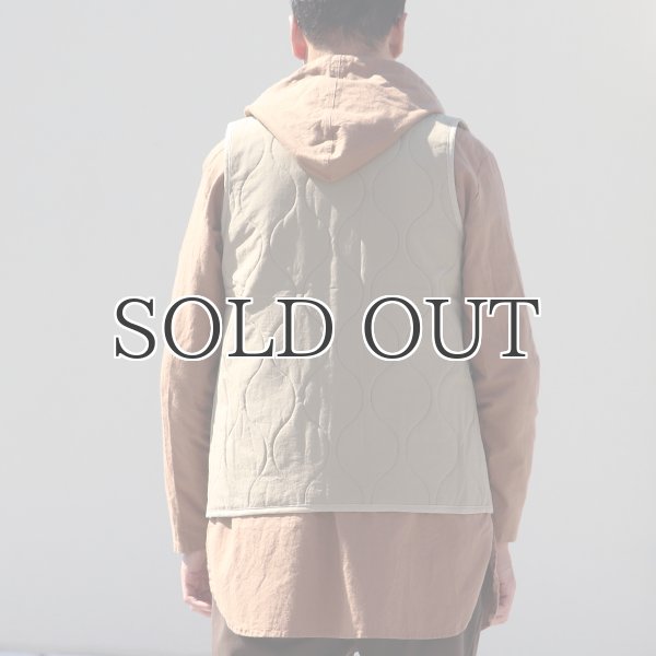 画像11: Teflon（テフロン）耐水撥水コットンタッチナイロン ウェーブキルト V/N ベスト【MADE IN JAPAN】『日本製』/ Upscape Audience (11)