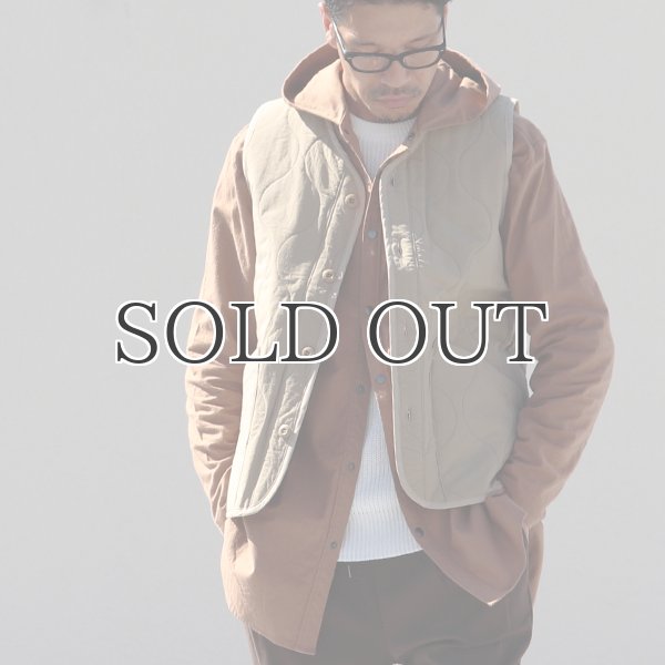 画像5: Teflon（テフロン）耐水撥水コットンタッチナイロン ウェーブキルト V/N ベスト【MADE IN JAPAN】『日本製』/ Upscape Audience (5)