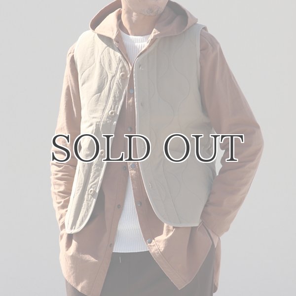 画像9: Teflon（テフロン）耐水撥水コットンタッチナイロン ウェーブキルト V/N ベスト【MADE IN JAPAN】『日本製』/ Upscape Audience (9)