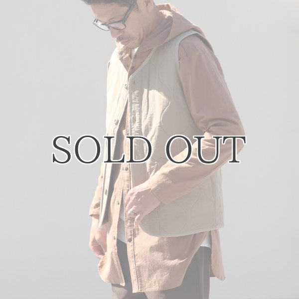 画像10: Teflon（テフロン）耐水撥水コットンタッチナイロン ウェーブキルト V/N ベスト【MADE IN JAPAN】『日本製』/ Upscape Audience (10)