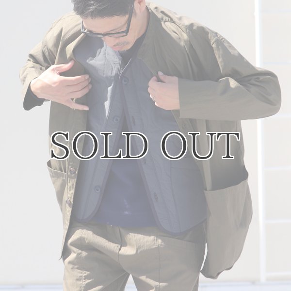 画像4: Teflon（テフロン）耐水撥水コットンタッチナイロン ウェーブキルト V/N ベスト【MADE IN JAPAN】『日本製』/ Upscape Audience (4)